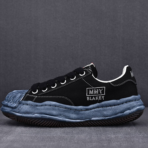 메종 미하라 야스히로 블레이키 OG솔 블랙 로우탑 스니커즈