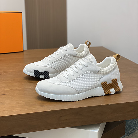 에르메스 바운싱 메쉬 그래픽 블랑 스니커즈