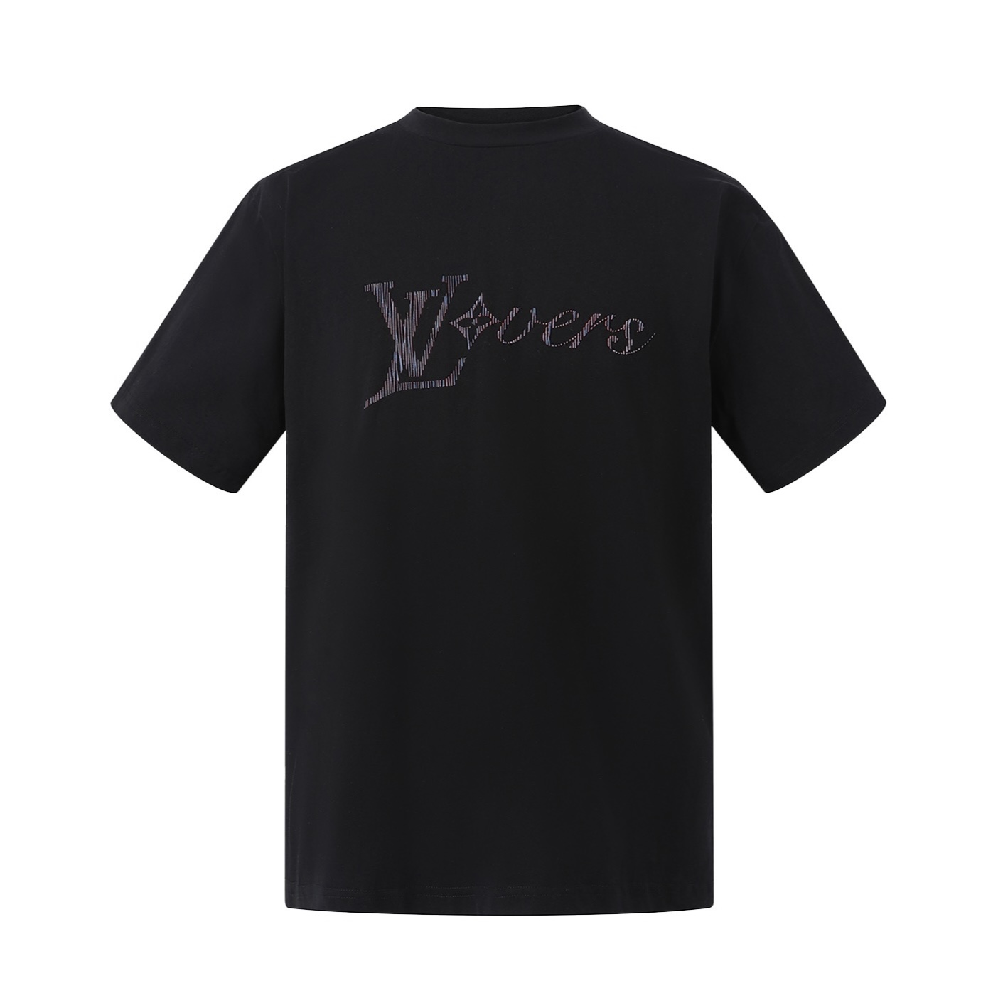 [잔디집] 루이비통 이리디센트 LV 버스 블랙 티셔츠
