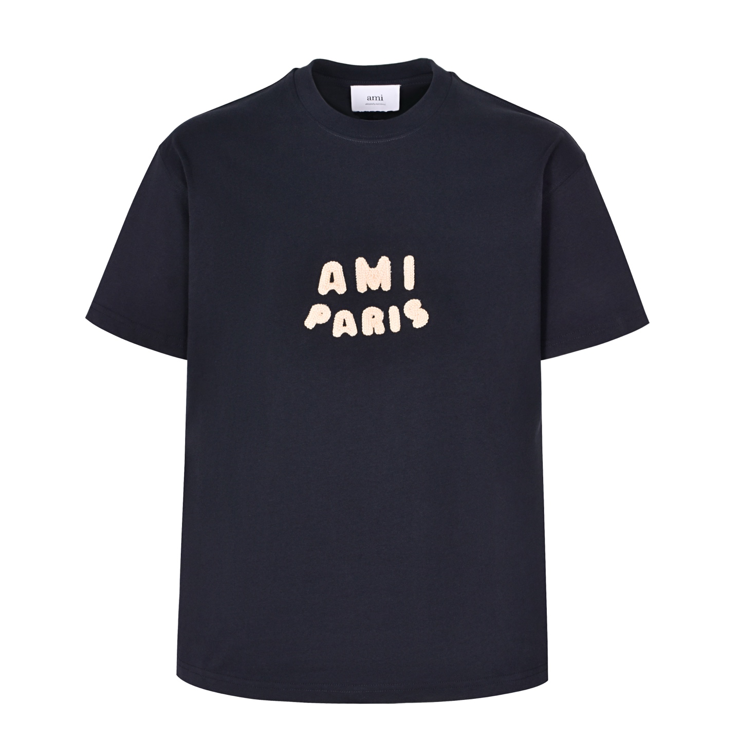 [잔디집] 아미 PARIS 로고 네이비 티셔츠