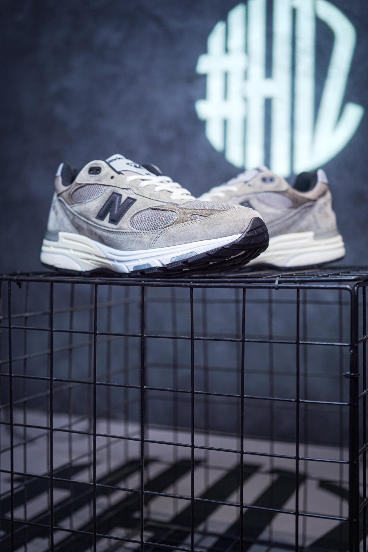 뉴발란스 993 X JJJ자운드 메인드 인 USA 머쉬룸 화이트 U993JJ