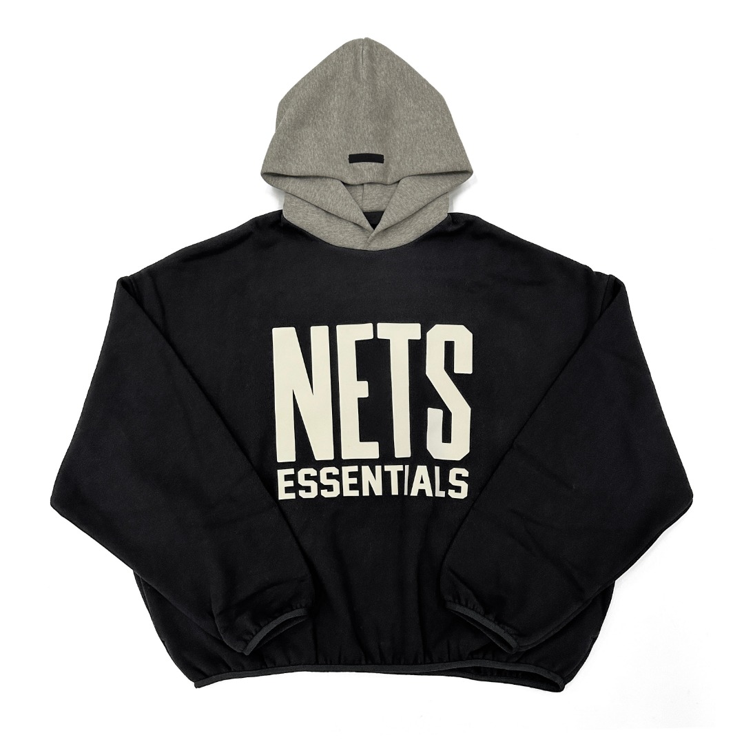 [세나] 피어오브갓 에센셜 NBA 넷츠 블랙 후드