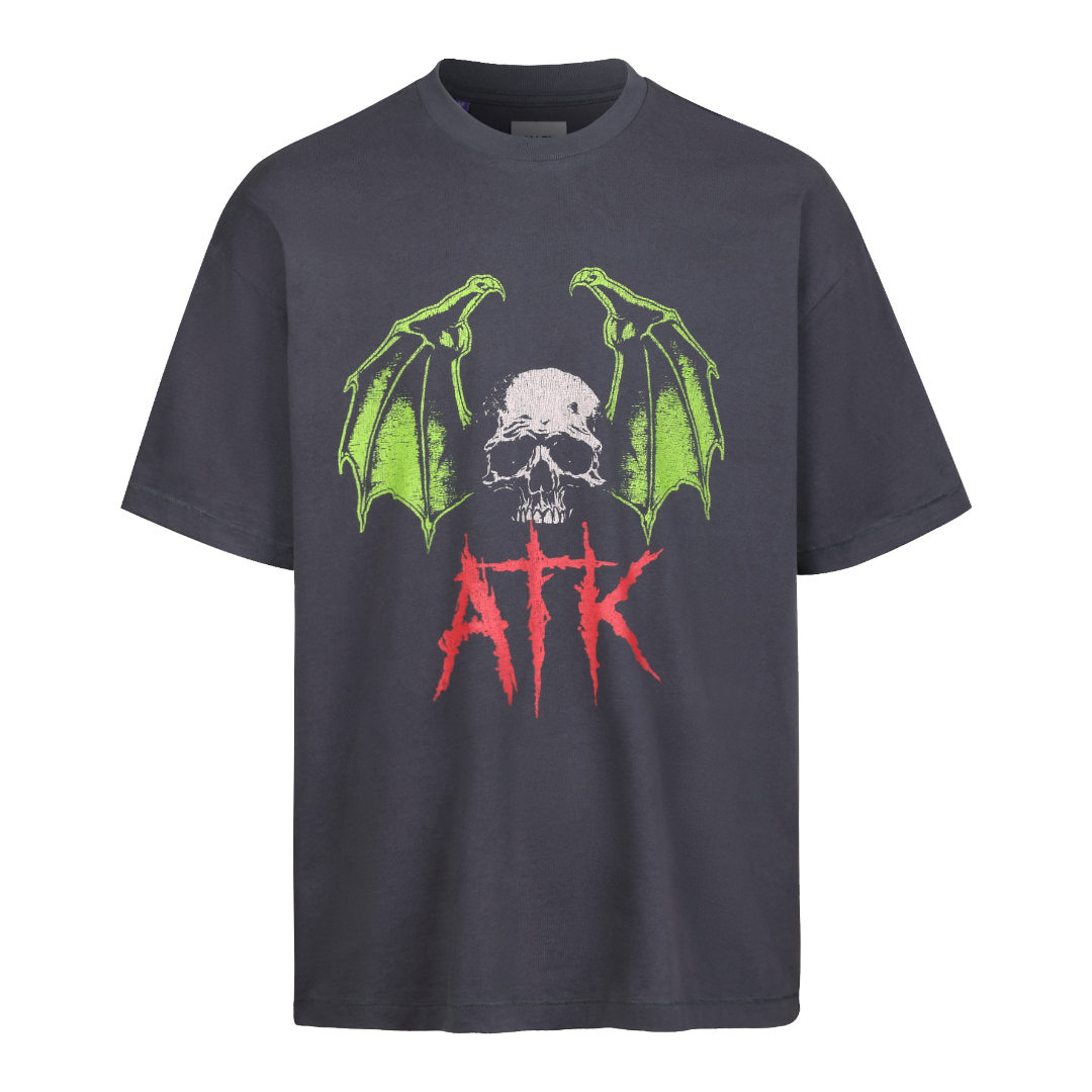 [세나] 갤러리 디파트먼트 ATK 나이트 빈티지 블랙 티셔츠