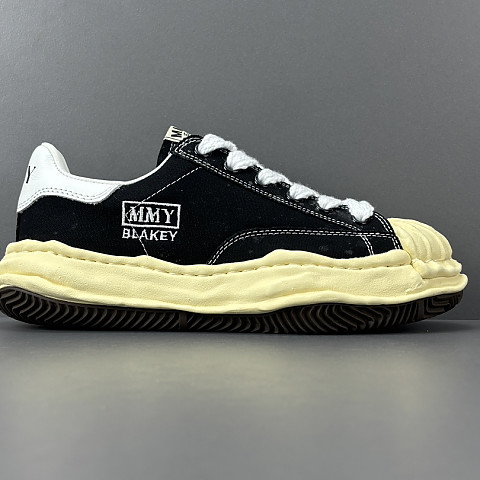 메종 미하라 야스히로 블레이키 OG솔 블랙 로우탑 스니커즈