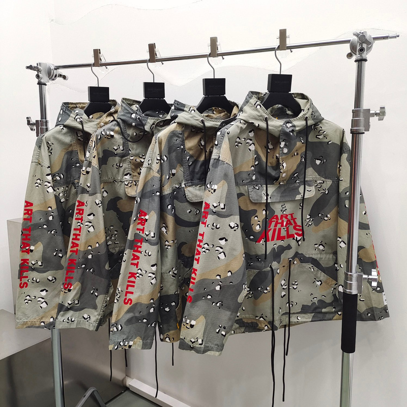 [A팔] 갤러리 디파트먼트 ATK 스톰 카모 그레이 아노락 자켓