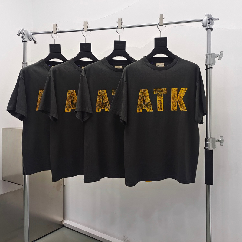 [A팔] 갤러리 디파트먼트 ATK 워시드 블랙 티셔츠