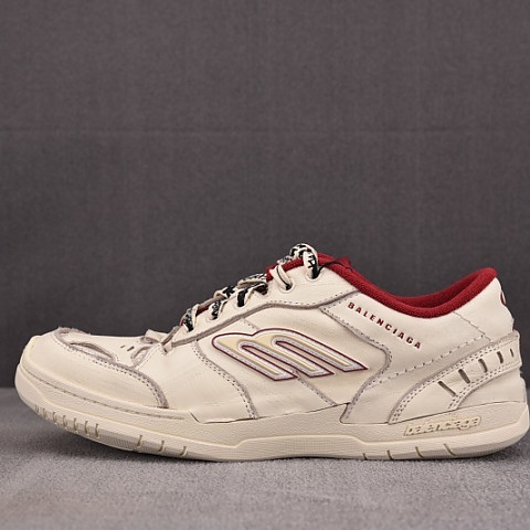 [XA공장] 발렌시아가 햄튼스 원아웃 크림 화이트 레드 스니커즈