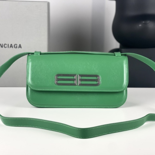 [GB] 발렌시아가 가십 그린 스몰 숄더백