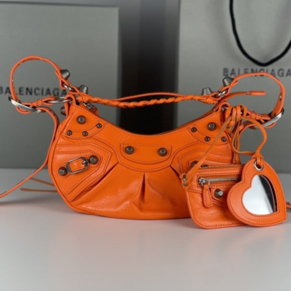 [GB] 발렌시아가 르 카골 오렌지 XS 숄더백
