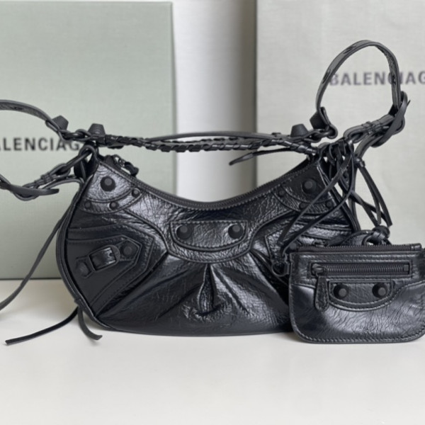 [GB] 발렌시아가 르 카골 블랙 XS 숄더백