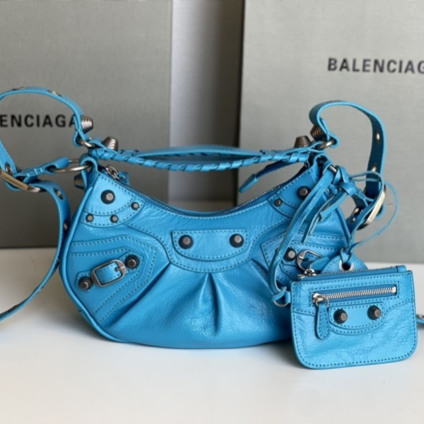 [GB] 발렌시아가 르 카골 블루 XS 숄더백