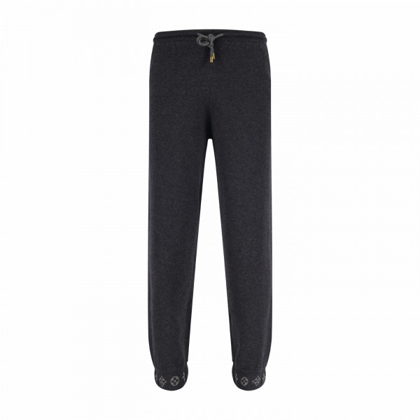 [잔디집] 루이비통 더블 페이스 트래블 헤더 그레이 울 팬츠