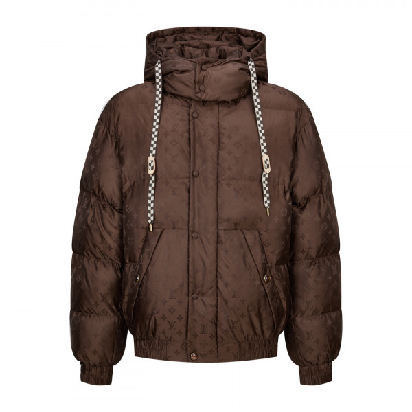 [잔디집] 루이비통 모노그램 브라운 다운 블루종 패딩 자켓