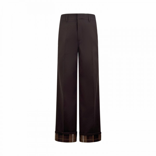 [잔디집] 루이비통 크롭 브라운 치노 팬츠