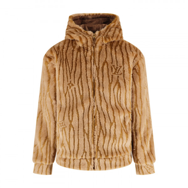 [잔디집] 루이비통 플리스 에피 베이지 블루종 자켓