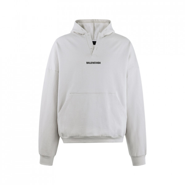 [잔디집] 발렌시아가 로고 화이트 후드