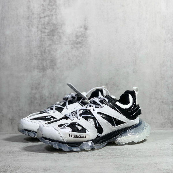 [OK공장] 발렌시아가 트랙슈즈 화이트 블랙 클리어솔 스니커즈