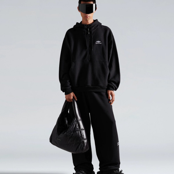 [A발렌샤] 발렌시아가 3B 스포츠 블랙 후드집업