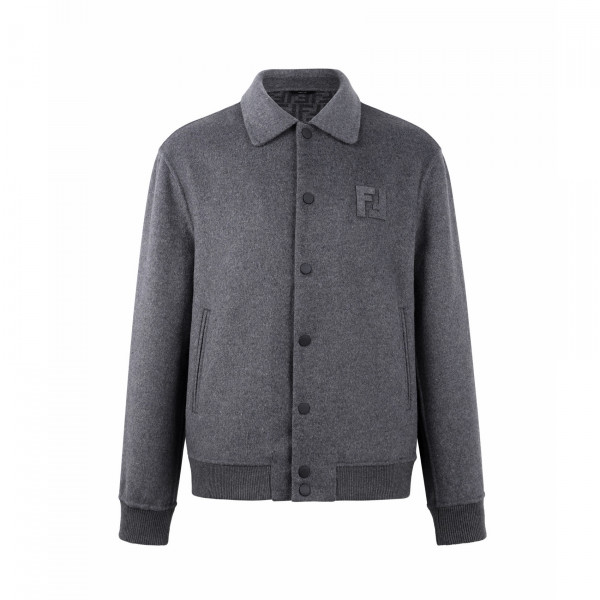 [잔디집] 펜디 FF 그레이 울 블루종 자켓