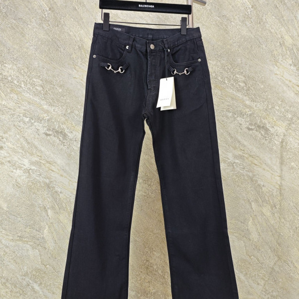 [GTR공장] 구찌 뎀나 홀스빗 블랙 데님 진