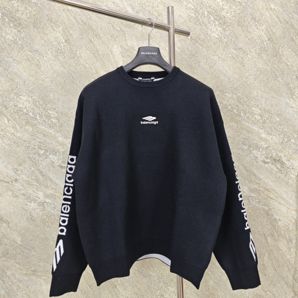 [GTR공장] 발렌시아가 3B 스포츠 스키 블랙 니트 스웨터