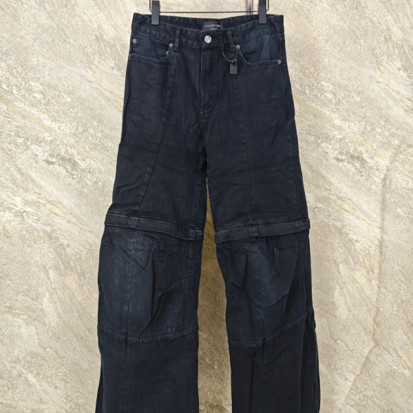 [GTR공장] 발렌시아가 플레어 블랙 카고 팬츠