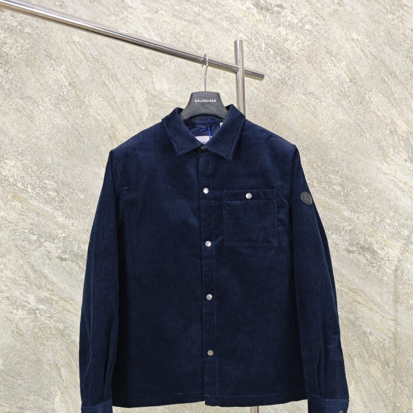 [GTR공장] 버버리 EKD 패치 코듀로이 블루 셔츠