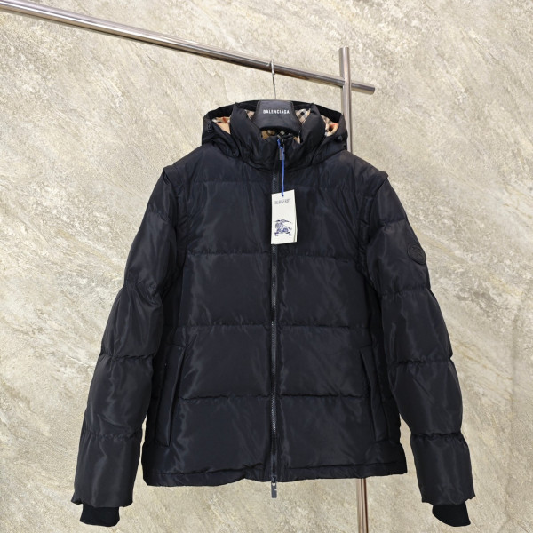 [GTR공장] 버버리 디태처블 슬리브 블랙 푸퍼 자켓