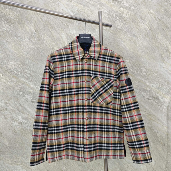 [GTR공장] 버버리 체크 베이지 울자켓