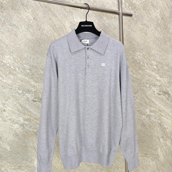 [GTR공장] 셀린느 트리오페 그레이 긴팔 폴로티