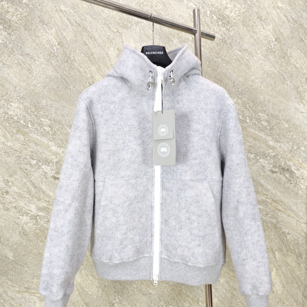 [GTR공장] 캐나다구스 칠리왁 플리스 라이트 그레이 봄버 자켓