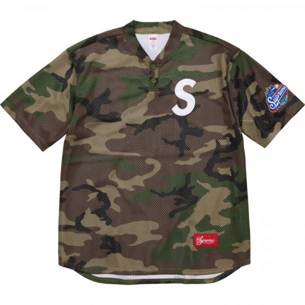 [XK] 슈프림 S로고 베이스볼 6가지 색상 티셔츠