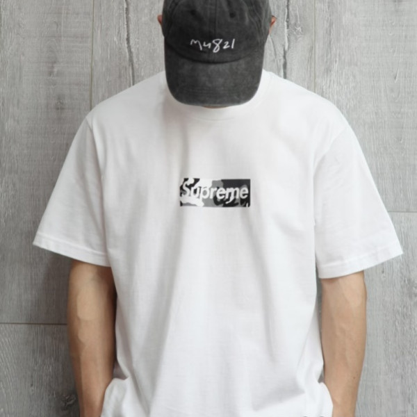 [XK] 슈프림 마이애미 박스로고 화이트 티셔츠