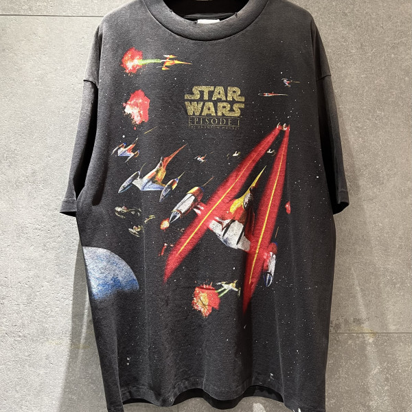 [계단] 세인트 마이클 스타워즈 블랙 티셔츠