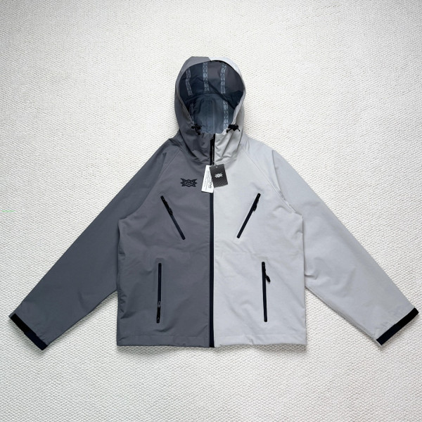 [DR] 엄브로 X 머트라 투톤 그레이 윈드브레이커 자켓