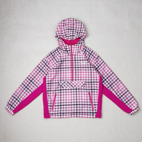 [DR] 머트라 체크 플레이드 핑크 소프트쉘 자켓