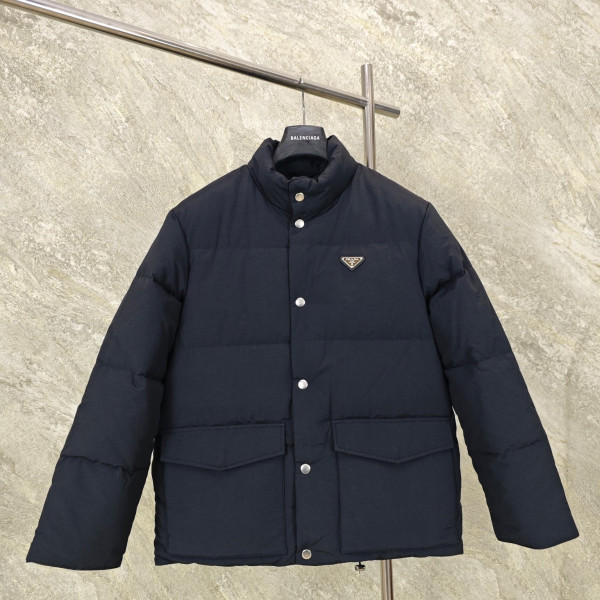 [GTR공장] 프라다 테크니컬 패브릭 블랙 다운 자켓