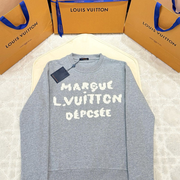 루이비통 시그니처 레터링 그레이 맨투맨