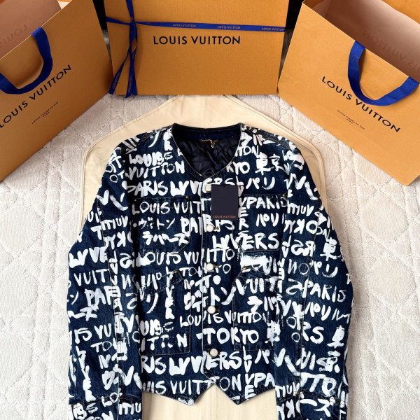 루이비통 칼라리스 데님 자켓