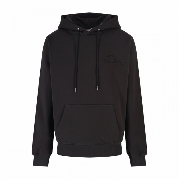 [잔디집] 디올 리본 시그니처 다크 그레이 후드