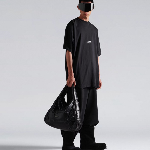 [A발렌샤] 발렌시아가 3B 스포츠 블랙 티셔츠