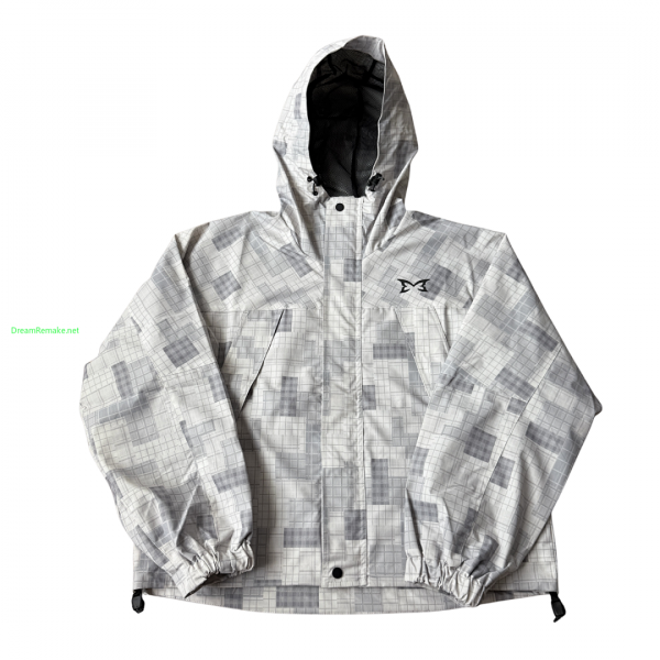 [DR] 머트라 패치워크 그레이 윈드브레이커 자켓