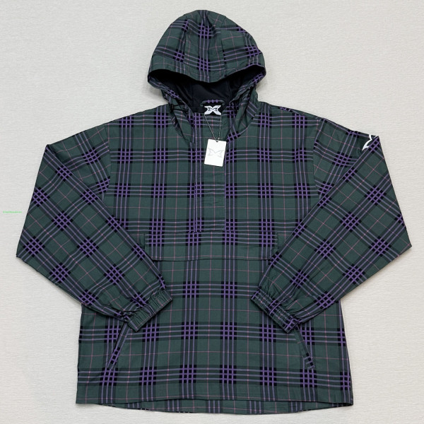 [DR] 머트라 타탄 체크 그린 퍼플 자켓