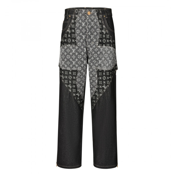 [잔디집] 루이비통 모노그램 플라워 데님 진