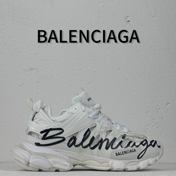 [OK공장] 발렌시아가 트랙슈즈 그래피티 화이트 스니커즈