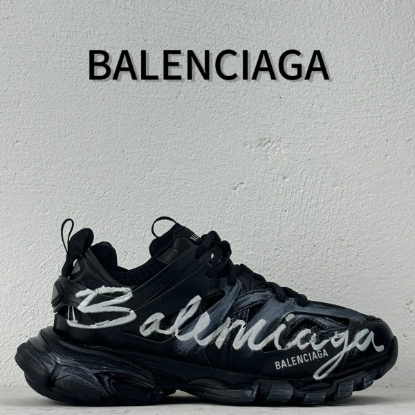 [OK공장] 발렌시아가 트랙슈즈 시그니처 블랙 스니커즈
