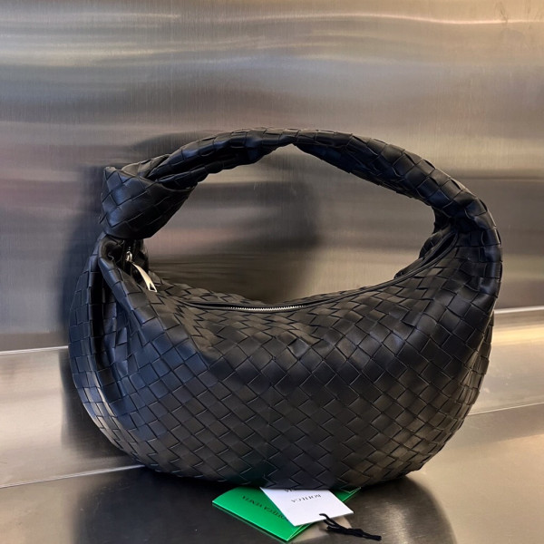 [징공장] 보테가 베네타 레더 블랙 조디백 600261