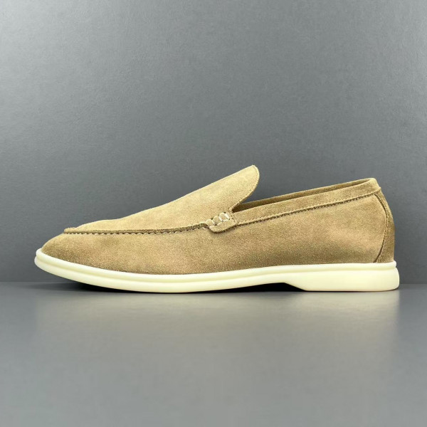 [GOD공장] 로로피아나 썸머 워크 베이지 스웨이드 로퍼