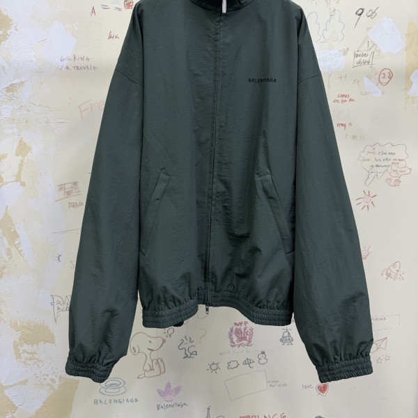 [A발렌샤] 발렌시아가 로고 그린 오버사이즈 자켓