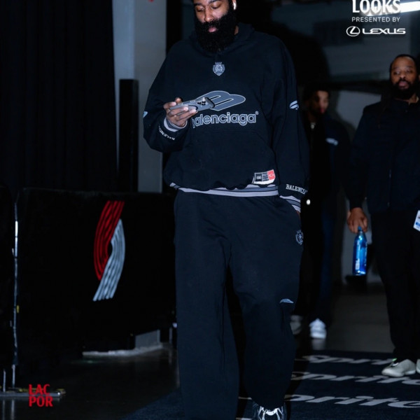 [A발렌샤] 발렌시아가 3B 풋볼 블랙 후드